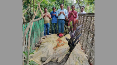 কবি ও সাংবাদিক এনামুল হক প্রিন্সের শিয়রে বর্ণ সাহিত্য পত্রের শ্রদ্ধাঞ্জলি