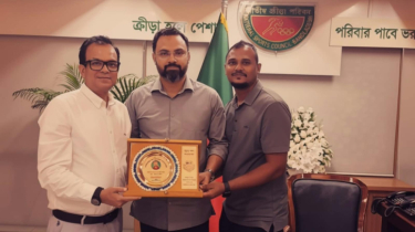 যুব ও ক্রীড়া প্রতি মন্ত্রীর সঙ্গে সদর উপজেলা ক্রীড়া সংস্থার সৌজন্য সাক্ষাৎ
