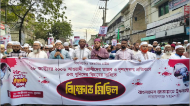 ২৮ অক্টোবরের হত্যাকাণ্ডের বিচারের দাবিতে মহানগরী জামায়াতের বিক্ষোভ