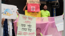 ডেঙ্গুর ভয়াবহতা তুলে ধরতে নারায়ণগঞ্জ প্রেস ক্লাবের সামনে মশারি নিয়ে অবস্থান