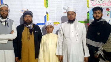 নারায়ণগঞ্জে সাড়ে ৫ মাসে হাফেজ হলেন বছরের শিশু আব্দুল্লাহ