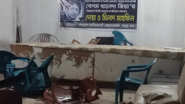 ফতুল্লায় সেচ্ছাসেবক দল নেতার কার্যালয়ে হামলা, ভাংচুর ও গুলি