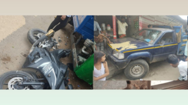 বক্তাবলীতে মোটরসাইকেল-গাড়ির সংঘর্ষে যুবক নিহত