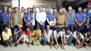 চাষাড়া রেলস্টেশন ও ইসদাইরে যৌথবাহিনীর অভিযানে ৯ জনকে কারাদন্ড, আটক ১৮