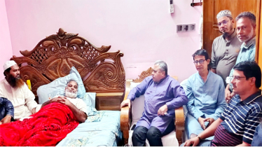 ডেঙ্গু আক্রান্ত জাসাস নেতা রিপনের শয্যাপাশে আনিসুল ইসলাম সানি 