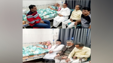 ডেঙ্গু আক্রান্ত সানিকে দেখতে হাসপাতালে সাখাওয়াত-বদুসহ নেতৃবৃন্দ