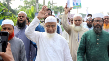 বন্দরে এমপি প্রার্থী মাওলানা মইনুদ্দিন আহমাদ-এর গণসংযোগ 