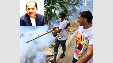 ডেঙ্গু প্রতিরোধে ফগার মেশিন সরবরাহ, প্রশংসায় ভাসছেন শিল্পপতি বাবুল