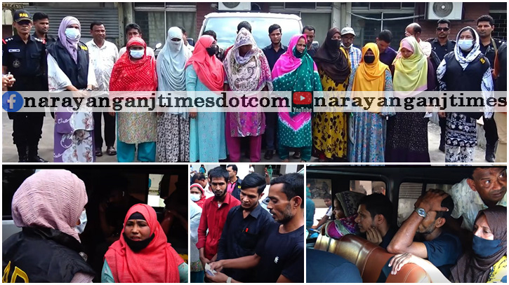 খানপুর হাসপাতাল থেকে ১৫ দালাল আটক ও কারাদন্ড প্রদান