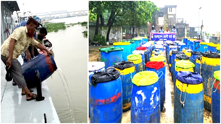 সোনারগাঁয়ে ২ কোটি টাকার অবৈধ চিংড়ির রেণু জব্দ সোনারগাঁয়ে ২ কোটি টাকার অবৈধ চিংড়ির রেণু জব্দ