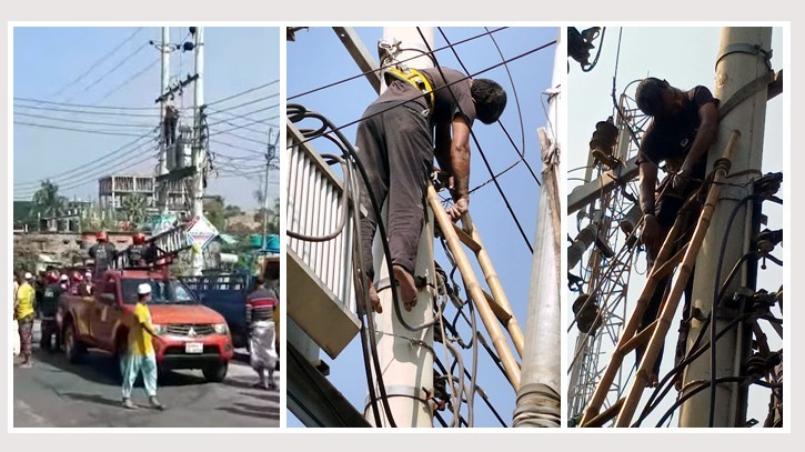 সিদ্ধিরগঞ্জে বিদ্যুৎস্পৃষ্টে বিদ্যুৎ কর্মীর মৃত্যু আহত ২